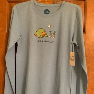 NWT - Life is Good Long Sleeve Tee - Size M